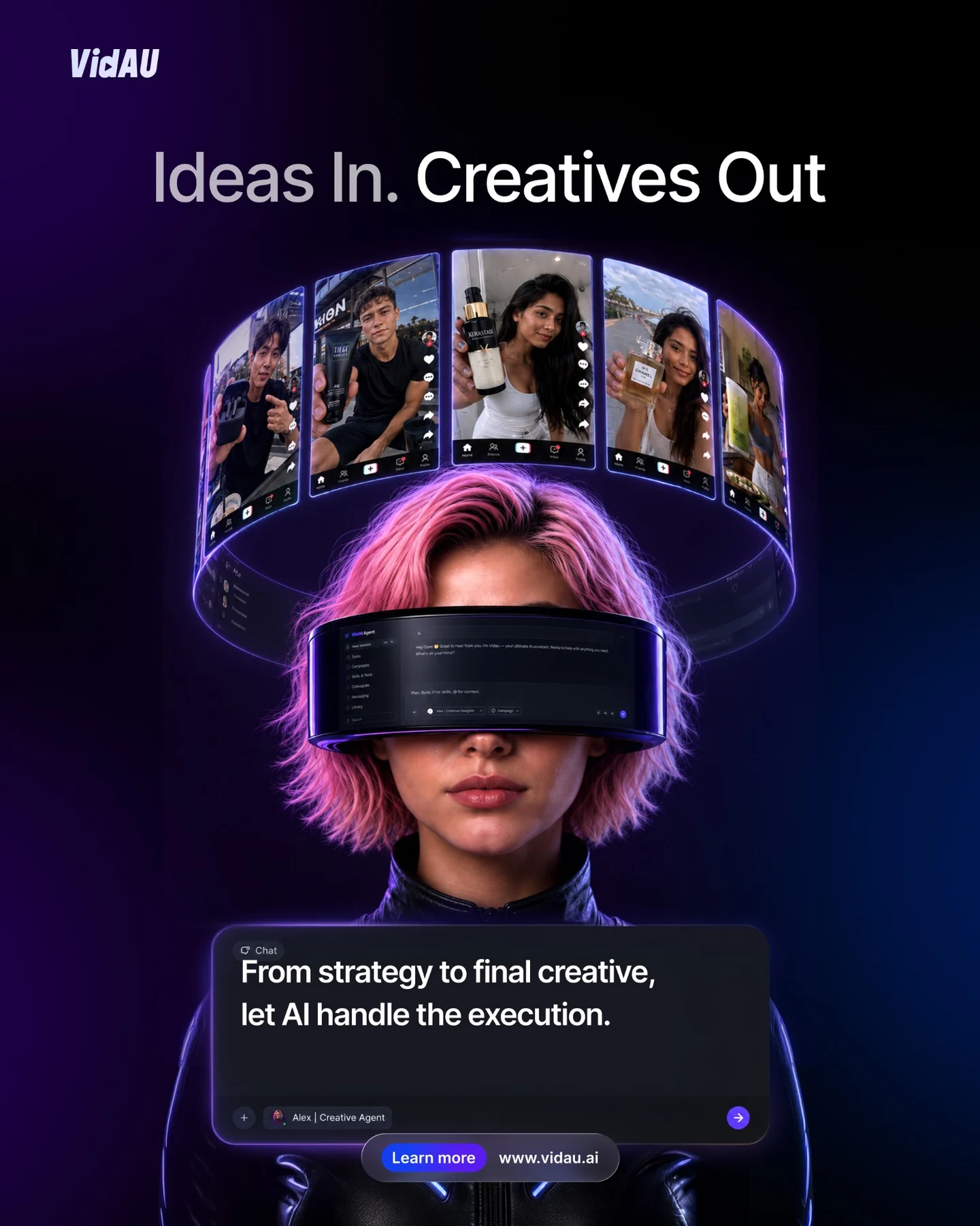 Ideas In. Creatives Out.